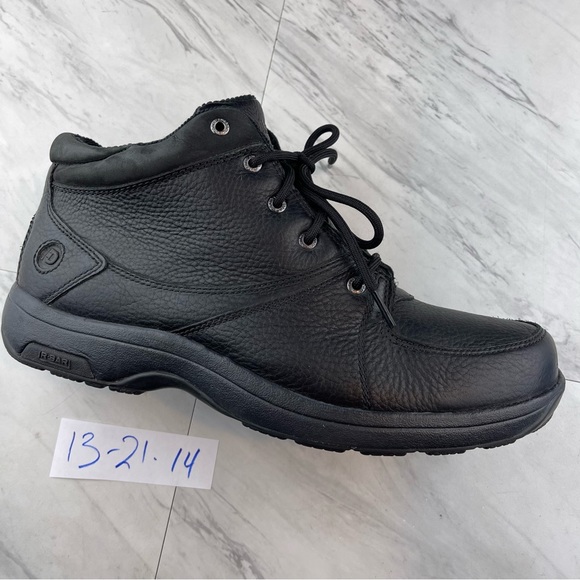 Dunham Shoes Mens Dunham Addison Boot 3 4e Extra Wide Black Leather 806bk Comfort Roll Bar